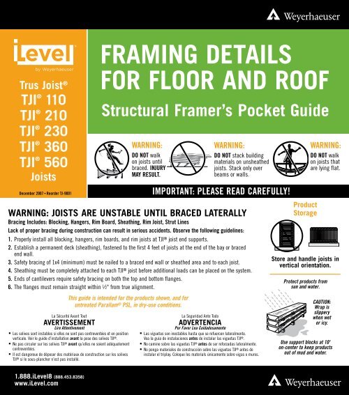 Trus Joist Framers Handbook Pdf