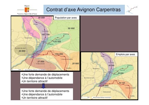 Le contrat d'axe Avignon Carpentras
