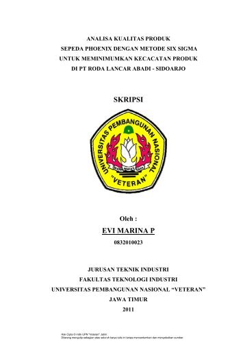 skripsi evi marina p - UPN Jatim Repository - "Veteran" Jawa Timur