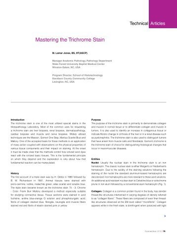 Mastering the Trichrome Stain - Dako