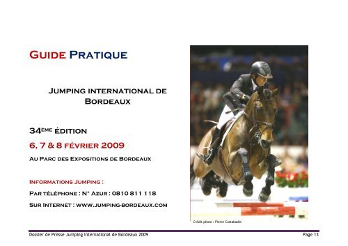 Jumping l'expo - RB Presse