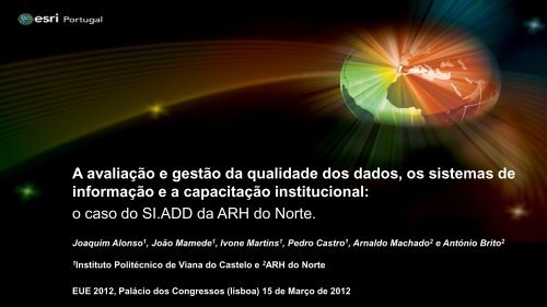 Joaquim Mamede Alonso - Esri Portugal