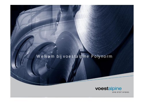 Welkom bij voestalpine Polynorm