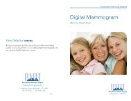 Digital Mammogram - Brattleboro Memorial Hospital