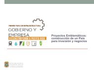 Proyectos Emblemáticos: construcción de un País para inversión y ...