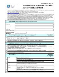 ADOPTION (Surrogacy) LEAVE NOTIFICATION FORM