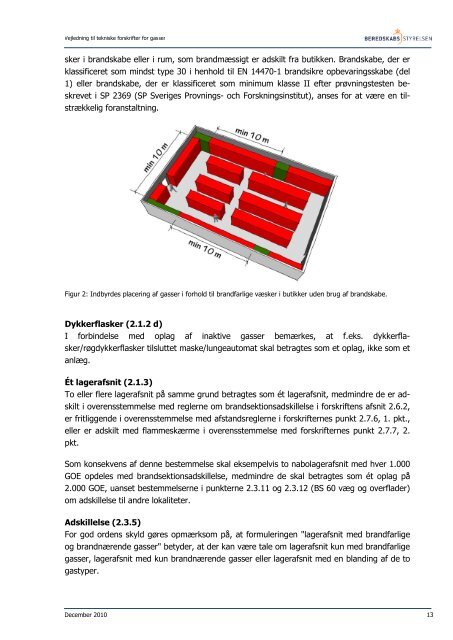 Vejledning til tekniske forskrifter for gasser (pdf) - Beredskabsstyrelsen