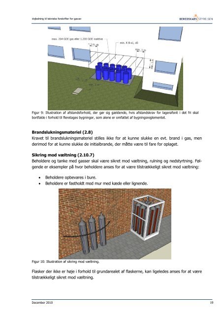 Vejledning til tekniske forskrifter for gasser (pdf) - Beredskabsstyrelsen