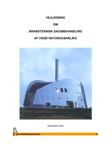 vejledning om brandteknisk sagsbehandling af visse naturgasanlÃ¦g