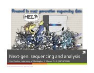 next-generation sequencing & analysis - Chagall