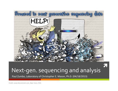 next-generation sequencing & analysis - Chagall