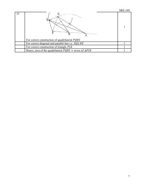 Marking Scheme