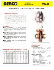 pneumatic control valve, type cxt-p - INDUSTRIAL HEATER