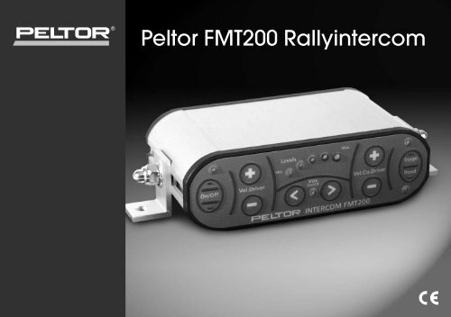 Peltor FMT200 Rallyintercom