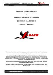 Propeller Technical Manual - Jabiru