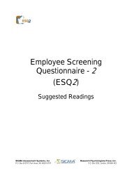 Sfq Questionnaire.pdf Six Factor Personality Questionnaire (SFPQ) - Sigma Assessment ...
