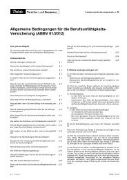 Besondere Bedingungen Fur Die Anlage Von Debeka