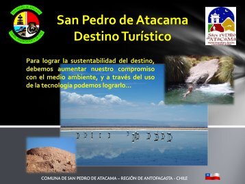 San Pedro de Atacama Destino TurÃ­stico SUSTENTABILIDAD ...