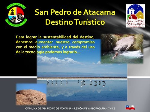 San Pedro de Atacama Destino TurÃ­stico SUSTENTABILIDAD ...