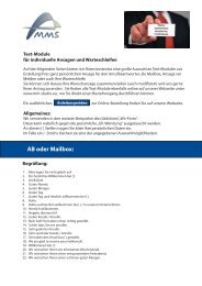 AB oder Mailbox: - WEKA Fachmedien Anbieterverzeichnis