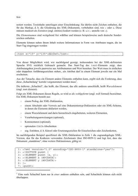 XML-basierte Visualisierung von Geodaten ... - GIS-Management