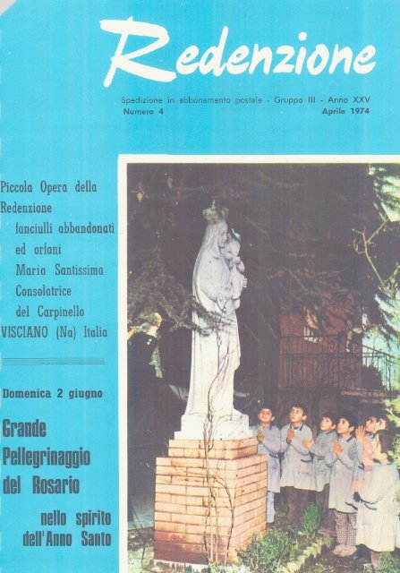 1974 - 04 - Ex Allievi di Padre Arturo D'Onofrio
