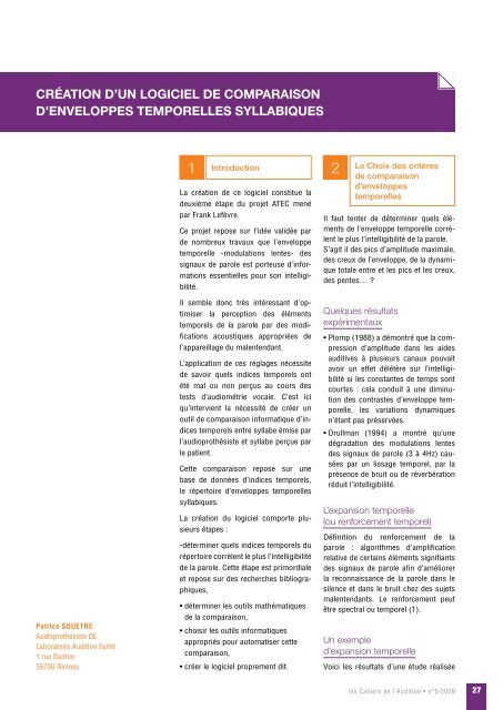 TÃ©lÃ©charger le PDF complet NÂ°5 AnnÃ©e 2009 - CollÃ¨ge National d ...