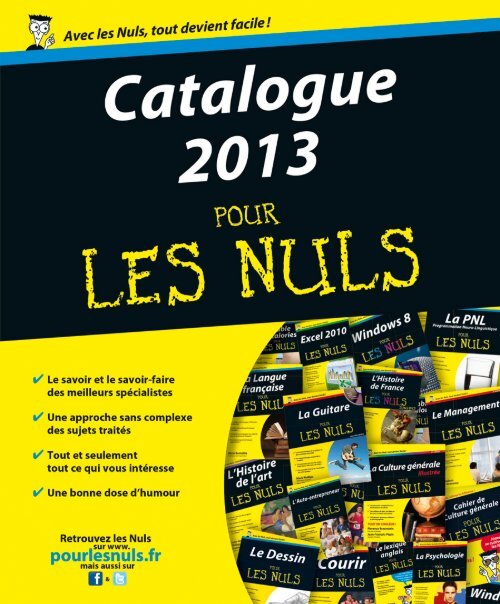Catalogue 2013 Pour les Nuls