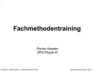 Fachmethodentraining - Florian Karsten