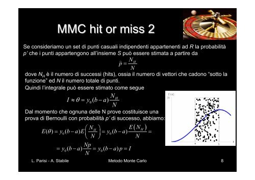 Metodo Monte Carlo - Arturo Stabile