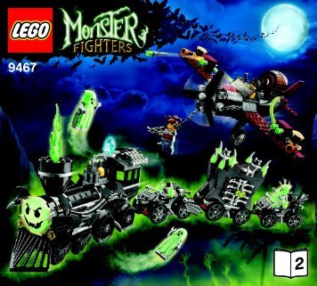 Lego The Ghost Train 9467 - The Ghost Train 9467 Bi 3017 / 28 - 65g, 9467 V29 2/2 - 1