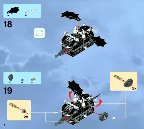 Lego The Ghost Train 9467 - The Ghost Train 9467 Bi 3017 / 28 - 65g, 9467 V29 2/2 - 1