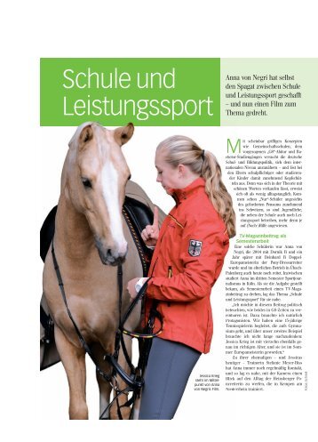 Schule und Leistungssport - Jessica Krieg