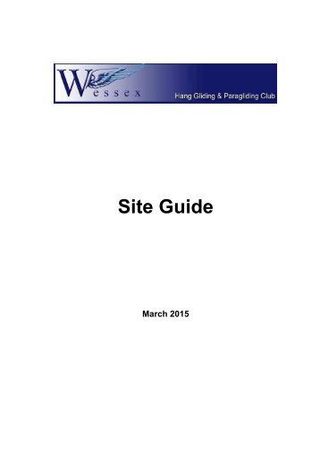 Full site guide - Wessex Hang-gliding and Paragliding Club