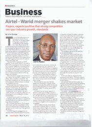 Warid merger shakes market - Airtel Africa