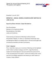 Speech for Annual General Meeting June 20, 2012 (PDF ... - Brenntag