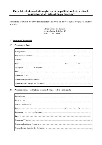 Formulaire de demande d'enregistrement en qualité de ... - UCM Formulaire de demande d'enregistrement en qualité de ... - UCM