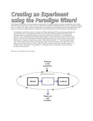 Paradigm wizard tutorial