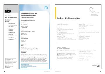 Berliner Philharmoniker - MUSIC-JOB.COM