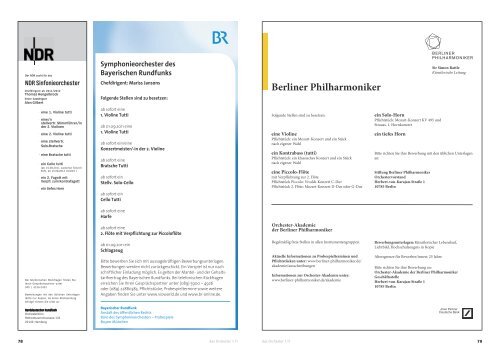 Berliner Philharmoniker - MUSIC-JOB.COM