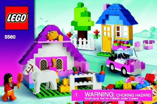 Lego LEGO&reg; Large Pink Brick Box 5560 - Lego&reg; Large Pink Brick Box 5560 Bi 3002/40 - 5560 V.39 - 2