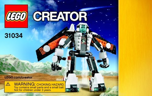 Lego Future flyers 31034 - Future Flyers 31034 Bi 3004 / 60+4 / 65+115g 31034 V39 1/3 - 2