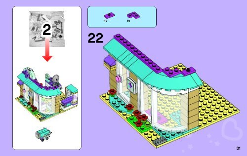 Lego Vet Clinic 41085 - Vet Clinic 41085 Bi 3004/64+4, 41085 V29 - 1