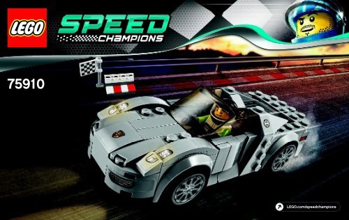 Lego Porsche 918 Spyder 75910 - Porsche 918 Spyder 75910 Bi 3003/48/65g - 75910 V39 - 2