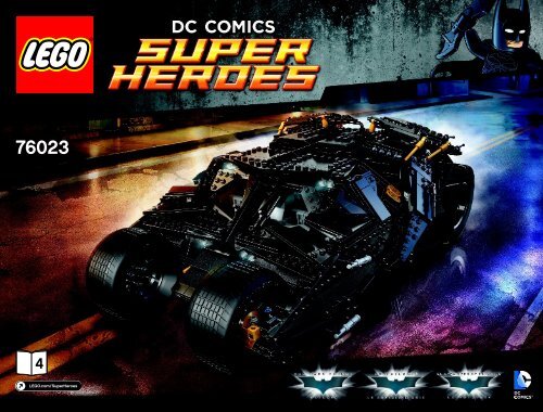Lego The Tumbler 76023 - The Tumbler 76023 Bi 3019 / 60 - 65g 76023 4/5 V39 - 2