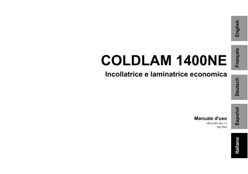COLDLAM 1400NE Incollatrice e laminatrice economica - Neschen