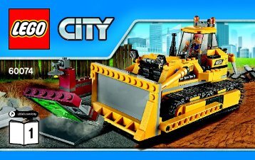 Lego Bulldozer 60074 - Bulldozer 60074 Bi 3004/76+4*-60074 V29 1/2 - 2