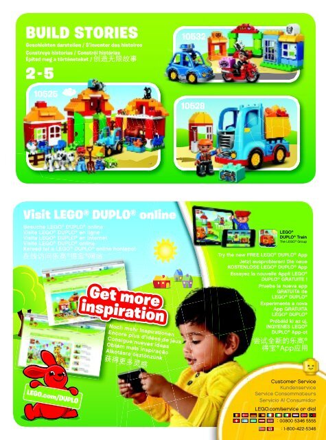 Lego LEGO&reg; DUPLO&reg; Creative Suitcase 10565 - Lego&reg; Duplo&reg; Creative Suitcase 10565 Inspirational Leaflet 3022/8 10565 V29 - 1