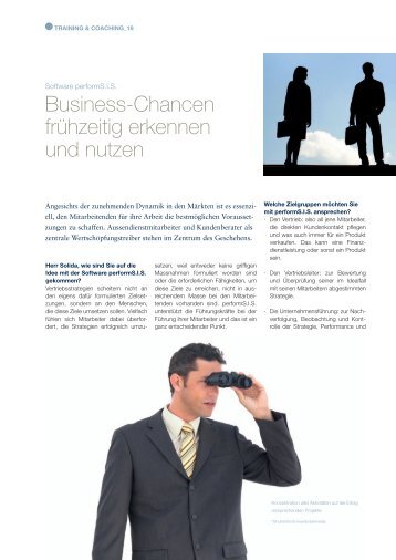 Business-Chancen frühzeitig erkennen und nutzen