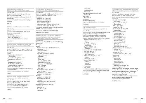 TREASURE ANNU AL REPORT 2005/6 - Portable Antiquities Scheme